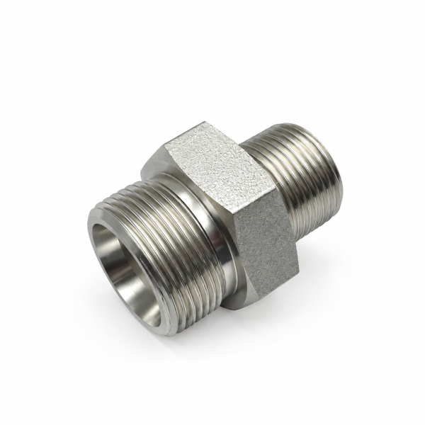 1DN METRIC MALE 24" H.T X NPT MALE 60" 1DN-24-08