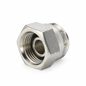 Metallic Hexagonal Hydraulic Fitting Nut 7B BSP FEMALE