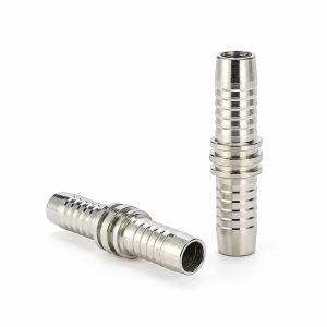Metallic Hose Barb Connectors Double Connector