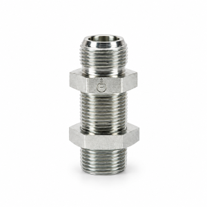 Metallic Threaded Bulkhead Connector 60 METRIC MALE 24"H.T BULKHEAD 6D-52 / M52X2