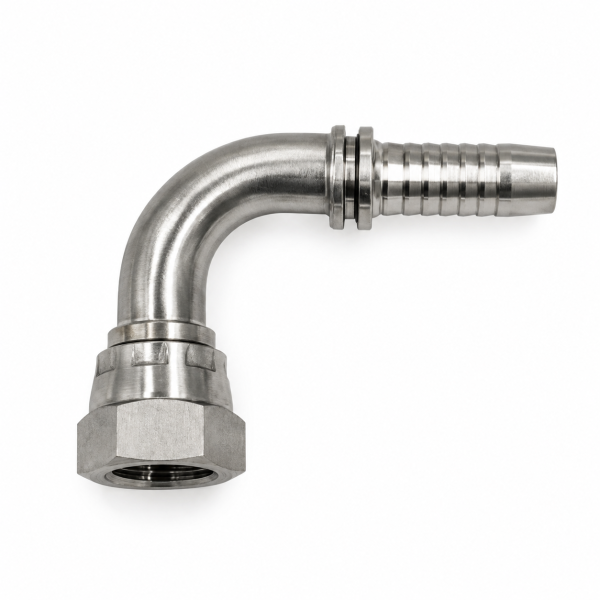 Stainless Steel Elbow Hose Fitting 90°BSP FEMALE 60° CONE
