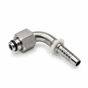 90°METRIC FEMALE 24°CONE O-RING L.T.